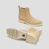 image:imageVIVAIA Clara Womens Ankle Boots Comfortable Square Toe Chelsea Boots Water Resistant Walking Booties for Fall Winter DressNude Peach