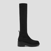 image:imageVIVAIA Eduarda Womens Wool Knee High Boots Round Toe Platform Wedge Chunky Boots Comfortable Warm for Fall WinterBlack