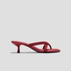 image:imageVIVAIA Emeline Round Toe Kitten Heel SandalsRub Red
