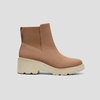 image:imageVIVAIA Everly Womens Ankle Boots RoundToe Slip On Booties 236 Chunky Platform Wedge Heel Water Repellent Upper AntiSlip Outsole Comfortable for Winter amp Fall Daily OutfitBrown