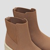 image:imageVIVAIA Everly Womens Ankle Boots RoundToe Slip On Booties 236 Chunky Platform Wedge Heel Water Repellent Upper AntiSlip Outsole Comfortable for Winter amp Fall Daily OutfitBrown