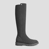 image:imageVIVAIA Filipa Womens Stretchy Wool Knee High Boots Round Toe Lug Sole Water Repellent Warm Winter Boots for Women DressGrey Wool