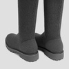 image:imageVIVAIA Filipa Womens Stretchy Wool Knee High Boots Round Toe Lug Sole Water Repellent Warm Winter Boots for Women DressGrey Wool