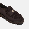 image:imageVIVAIA Franata Womens Platform Penny Loafers FauxShearling Knit SlipOn ShoesDark Chocolate