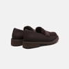 image:imageVIVAIA Franata Womens Platform Penny Loafers FauxShearling Knit SlipOn ShoesDark Chocolate