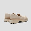 image:imageVIVAIA Francesca Womens RoundToe Platform Chunky Heel LoafersAlmond