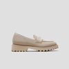 image:imageVIVAIA Francesca Womens RoundToe Platform Chunky Heel LoafersAlmond