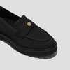 image:imageVIVAIA Francesca Womens RoundToe Platform Chunky Heel LoafersBlack