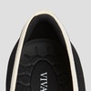 image:imageVIVAIA Francesca Womens RoundToe Platform Chunky Heel LoafersBlack Cream Ivory