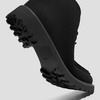 image:imageVIVAIA Francis Womens Ankle Boots with Lug Sole Comfortable Moccasin Booties Round Toe Water Repellent for Women Daily OutfitBlack