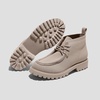 image:imageVIVAIA Francis Womens Ankle Boots with Lug Sole Comfortable Moccasin Booties Round Toe Water Repellent for Women Daily OutfitWarm Taupe