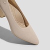 image:imageVIVAIA Georgia PointedToe Chunky Heels Elegant Stress Free Arch SupportAlmond Golden