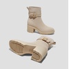 image:imageVIVAIA Gisella Womens Ankle Boots Square Toe Block Heel Booties with Removable Buckle Comfortable Water Repellent Dress Shoe for Fall Winter Daily OutfitAlmond