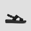 image:imageVIVAIA Hatty Womens Square Toe Platform Sandals with Adjustable Slingback Strap and Cushioned FootbedBlack