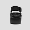 image:imageVIVAIA Hatty Womens Square Toe Platform Sandals with Adjustable Slingback Strap and Cushioned FootbedBlack