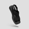 image:imageVIVAIA Hatty Womens Square Toe Platform Sandals with Adjustable Slingback Strap and Cushioned FootbedBlack