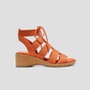 image:imageVIVAIA Heidi Round Toe Summer allmatch Strap Wedge SandalsApricot
