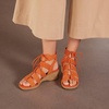 image:imageVIVAIA Heidi Round Toe Summer allmatch Strap Wedge SandalsApricot