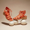image:imageVIVAIA Heidi Round Toe Summer allmatch Strap Wedge SandalsApricot