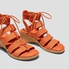 image:imageVIVAIA Heidi Round Toe Summer allmatch Strap Wedge SandalsApricot