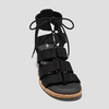 image:imageVIVAIA Heidi Round Toe Summer allmatch Strap Wedge SandalsBlack