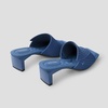image:imageVIVAIA Jade Pro SquareToe Block Heel Sandals For Women Mules Slip on Dress Pumps Shoes Style With Arch SupportVintage Blue