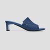 image:imageVIVAIA Jade Pro SquareToe Block Heel Sandals For Women Mules Slip on Dress Pumps Shoes Style With Arch SupportVintage Blue