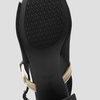 image:imageVIVAIA Juliana AlmondToe Slingback MaryJane Sandals Arch Support Adaptive Fit StrapBlack Ivory