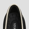 image:imageVIVAIA Julie Arch Pro Womens Almond Toe Block Heel Pumps Knit Upper Arch SupportBlack  Ivory