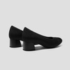 image:imageVIVAIA Julie Arch Pro Womens Almond Toe Block Heel Pumps Knit Upper Arch SupportBlack