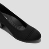 image:imageVIVAIA Julie Arch Pro Womens Almond Toe Block Heel Pumps Knit Upper Arch SupportBlack