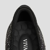 image:imageVIVAIA Julie Arch Pro Womens Almond Toe Block Heel Pumps Knit Upper Arch SupportBlack White Large Tweed
