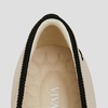 image:imageVIVAIA Julie Arch Pro Womens Almond Toe Block Heel Pumps Knit Upper Arch SupportIvory  Black