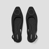 image:imageVIVAIA Kalina Mini SquareToe Slingback Elegant Flat SandalsBlack
