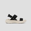 image:imageVIVAIA Kamber Walker Sport Womens SandalsMax Cushioning Sandals with Arch Support and Elastic BackstrapBlack  Cream Ivory