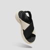 image:imageVIVAIA Kara AdaptAll Sport Sandals For Women Dual Arch Support Ultra LightweightBlackCream Ivory