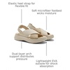 image:imageVIVAIA Kara AdaptAll Sport Sandals For Women Dual Arch Support Ultra LightweightCream Ivory  Nude Peach