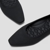 image:imageVIVAIA Kathleen Mini SquareToe Elegant FlatsBlack