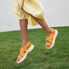 image:imageVIVAIA Kathy AdaptAll Sport Sandals for Women Max Cushioning Walking Sandals with Arch Support and Adjustable Heel StrapAutumn Yellow White