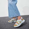 image:imageVIVAIA Kathy AdaptAll Sport Sandals for Women Max Cushioning Walking Sandals with Arch Support and Adjustable Heel StrapIce Flow Chai Green
