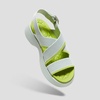 image:imageVIVAIA Kathy AdaptAll Sport Sandals for Women Max Cushioning Walking Sandals with Arch Support and Adjustable Heel StrapIce Flow Chai Green