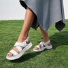 image:imageVIVAIA Kathy AdaptAll Sport Sandals for Women Max Cushioning Walking Sandals with Arch Support and Adjustable Heel StrapWhite Wood Ash