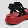 image:imageVIVAIA Kiara Sport Sandals for Women Dual Arch support Ultra lightweight Comfortable FitBlack Ruby Red