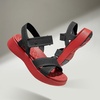 image:imageVIVAIA Kiara Sport Sandals for Women Dual Arch support Ultra lightweight Comfortable FitBlack Ruby Red