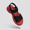 image:imageVIVAIA Kiara Sport Sandals for Women Dual Arch support Ultra lightweight Comfortable FitBlack Ruby Red