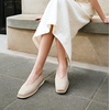 image:imageVIVAIA Mabel Womens Flat Shoes Comfortable SquareToe Slip on Casual Dress Flats with Arch Support AllDay Standing ShoeAlmond