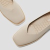 image:imageVIVAIA Mabel Womens Flat Shoes Comfortable SquareToe Slip on Casual Dress Flats with Arch Support AllDay Standing ShoeAlmond