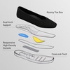 image:imageVIVAIA Mabel Womens Flat Shoes Comfortable SquareToe Slip on Casual Dress Flats with Arch Support AllDay Standing ShoeBlack