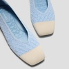 image:imageVIVAIA Margot 30 Newly Upgraded Womens Ballet Flats Comfortable SquareToe VCut Flats Casual Dress Washable Sustainable ShoesBlue Apricot Quilt