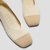 image:imageVIVAIA Margot 30 Newly Upgraded Womens Ballet Flats Comfortable SquareToe VCut Flats Casual Dress Washable Sustainable ShoesYellow Apricot Quilt